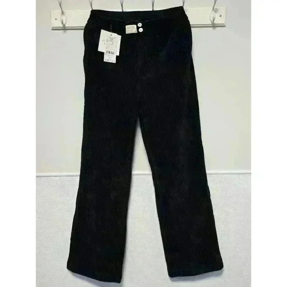 Women's Fairsood Pants Black Corduroy XL RUNS SMALL - Picture 1 of 10